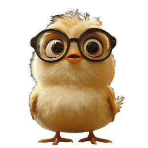 Chicken Little V2 Vinyl Car Decal Sticker – Waterproof & UV-Resistant 8"