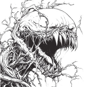 Horrific Plant Monster Vinyl Car Decal Sticker – Waterproof & UV-Resistant 8"