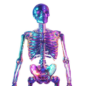 Neon Skeleton Hologram Vinyl Car Decal Sticker – Waterproof & UV-Resistant 8" Neon Skeleton Hologram Vinyl Car Decal Sticker – Waterproof & UV-Resistant 8"