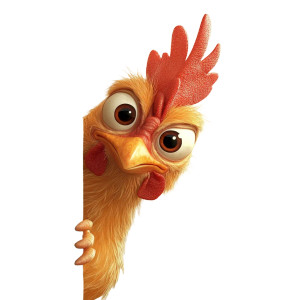 Happy Cartoon Chicken V4 Vinyl Car Decal Sticker – Waterproof & UV-Resistant 8" Happy Cartoon Chicken V4 Vinyl Car Decal Sticker – Waterproof & UV-Resistant 8"