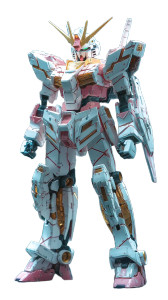 Peach Gundam Vinyl Car Decal Sticker – Waterproof & UV-Resistant 8"