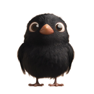 Disney Cartoon Crow Vinyl Car Decal Sticker – Waterproof & UV-Resistant 8"