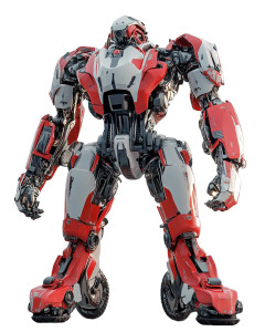 Transformer Motorbike Robot Vinyl Car Decal Sticker – Waterproof & UV-Resistant 8"