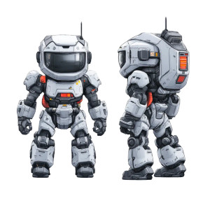 Starcraft Robot Vinyl Car Decal Sticker – Waterproof & UV-Resistant 8" Starcraft Robot Vinyl Car Decal Sticker – Waterproof & UV-Resistant 8"