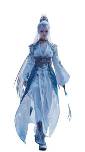 Daoist Moon Warrior Vinyl Car Decal Sticker – Waterproof & UV-Resistant 8"