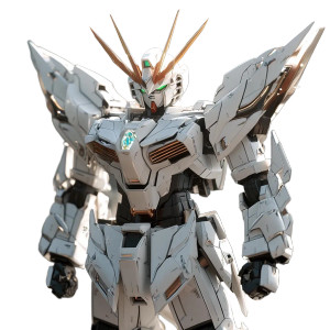 White Knight Gundam Vinyl Car Decal Sticker – Waterproof & UV-Resistant 8"