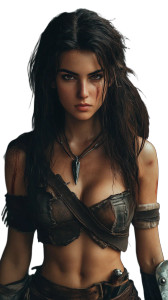 Feral Warrior Woman Vinyl Car Decal Sticker – Waterproof & UV-Resistant 8" Feral Warrior Woman Vinyl Car Decal Sticker – Waterproof & UV-Resistant 8"