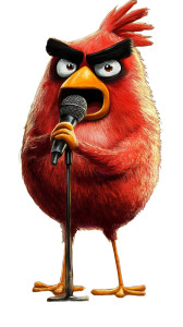 Angry Birds Comedy Vinyl Car Decal Sticker – Waterproof & UV-Resistant 8"