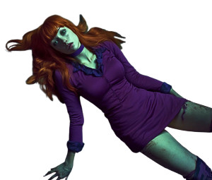 Daphne Blake Horror V2 Vinyl Car Decal Sticker – Waterproof & UV-Resistant 8"