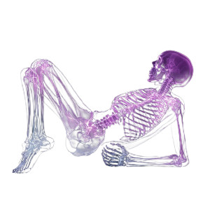 X-Ray Human Figure Vinyl Car Decal Sticker – Waterproof & UV-Resistant 8"