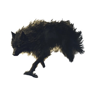 Dire Wolf Shadows Vinyl Car Decal Sticker – Waterproof & UV-Resistant 8"