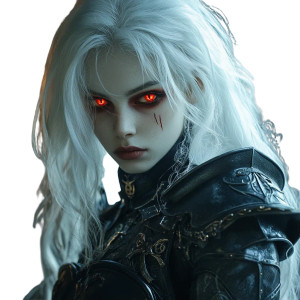 Vampire Girl Vinyl Car Decal Sticker – Waterproof & UV-Resistant 8"