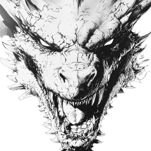 Dragon Face Marvel Vinyl Car Decal Sticker – Waterproof & UV-Resistant 8"