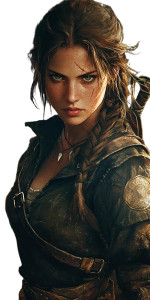 Warrior Woman V3 Vinyl Car Decal Sticker – Waterproof & UV-Resistant 8" Warrior Woman V3 Vinyl Car Decal Sticker – Waterproof & UV-Resistant 8"