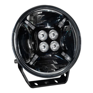 Oracle Lighting 7 Inch Black Round LED Spotlight | White/Amber DRL | Combo Beam | Extreme Durability