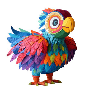 Couatl Piñata Vinyl Car Decal Sticker – Waterproof & UV-Resistant 8"