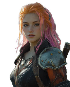 Fantasy Warrior V8 Vinyl Car Decal Sticker – Waterproof & UV-Resistant 8"