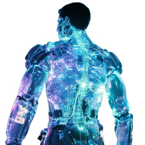 5D Exoskeleton Overlay Vinyl Car Decal Sticker – Waterproof & UV-Resistant 8"