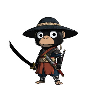 Black Warrior Hat Vinyl Car Decal Sticker – Waterproof & UV-Resistant 8"