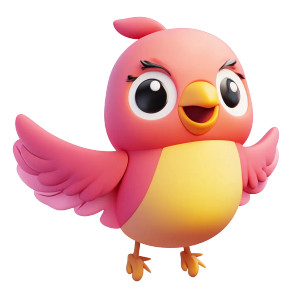 Cute Bird Cartoon Vinyl Car Decal Sticker – Waterproof & UV-Resistant 8" Cute Bird Cartoon Vinyl Car Decal Sticker – Waterproof & UV-Resistant 8"