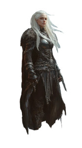 Snow Cliff Goddess Vinyl Car Decal Sticker – Waterproof & UV-Resistant 8"