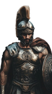 Roman Warrior V12 Vinyl Car Decal Sticker – Waterproof & UV-Resistant 8"