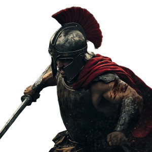 Spartan Warrior Battle V6 Vinyl Car Decal Sticker – Waterproof & UV-Resistant 8"