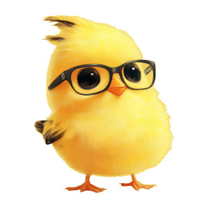 Cute Web Designer Chick Vinyl Car Decal Sticker – Waterproof & UV-Resistant 8"