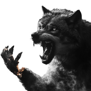 Fenrir Snarling V2 Vinyl Car Decal Sticker – Waterproof & UV-Resistant 8"