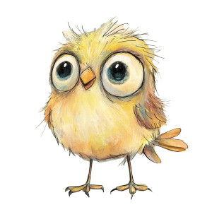 Quirky Bird Creature V2 Vinyl Car Decal Sticker – Waterproof & UV-Resistant 8"