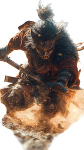 Inosuke Battle Charge Vinyl Car Decal Sticker – Waterproof & UV-Resistant 8"