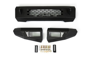 DV8 Offroad 2021-2023 Ford Bronco Bumper | Modular Design, Direct Fit, Easy Install, With Light Bar & Cube Light Mounts