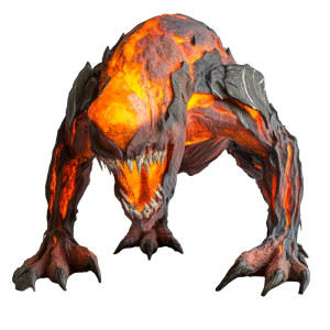 Lava Elemental Vinyl Car Decal Sticker – Waterproof & UV-Resistant 8"