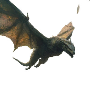 Dragon Flying Vinyl Car Decal Sticker – Waterproof & UV-Resistant 8"