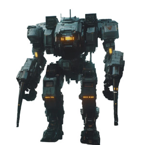 Dynamic Cyber Mech Vinyl Car Decal Sticker – Waterproof & UV-Resistant 8"