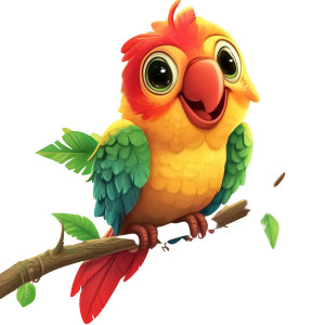 Jamaican Bird Cartoon Vinyl Car Decal Sticker – Waterproof & UV-Resistant 8"
