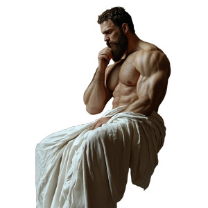 Philosopher Bodybuilder Vinyl Car Decal Sticker – Waterproof & UV-Resistant 8" Philosopher Bodybuilder Vinyl Car Decal Sticker – Waterproof & UV-Resistant 8"