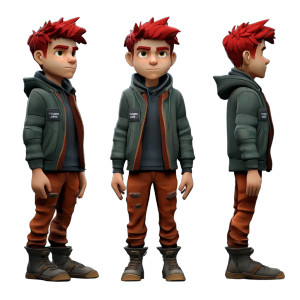 Isometric Radio Host Vinyl Car Decal Sticker – Waterproof & UV-Resistant 8"