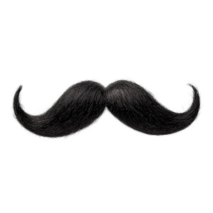 Cartoon Mustache V2 Vinyl Car Decal Sticker – Waterproof & UV-Resistant 8"