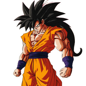 Super Saiyan 4 Goku V12 Vinyl Car Decal Sticker – Waterproof & UV-Resistant 8"