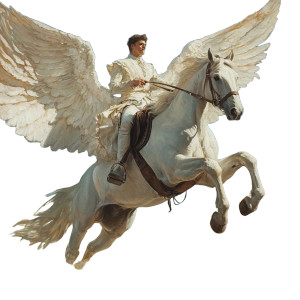 Realistic Angel Horse Vinyl Car Decal Sticker – Waterproof & UV-Resistant 8" Realistic Angel Horse Vinyl Car Decal Sticker – Waterproof & UV-Resistant 8"