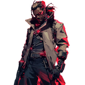 Biopunk Valorant Character Vinyl Car Decal Sticker – Waterproof & UV-Resistant 8"