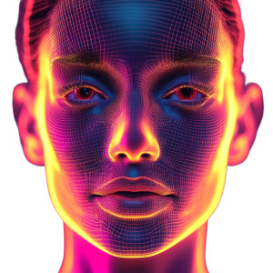 Neon Wireframe Portrait Vinyl Car Decal Sticker – Waterproof & UV-Resistant 8" Neon Wireframe Portrait Vinyl Car Decal Sticker – Waterproof & UV-Resistant 8"
