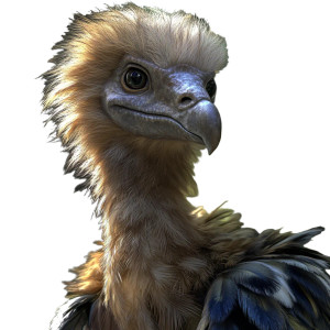 Cute Vulture D&D Vinyl Car Decal Sticker – Waterproof & UV-Resistant 8"