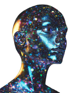 Holographic Ai Avatar Vinyl Car Decal Sticker – Waterproof & UV-Resistant 8"