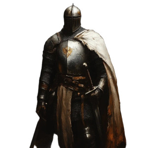 Teutonic Knight V2 Vinyl Car Decal Sticker – Waterproof & UV-Resistant 8"