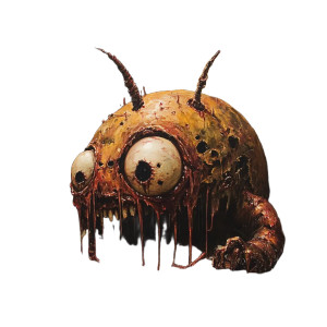 Leather Jelly Monster Vinyl Car Decal Sticker – Waterproof & UV-Resistant 8"