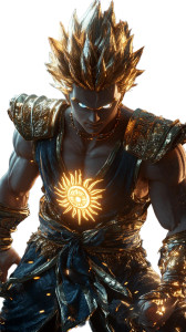 Filipino Goku Warrior Vinyl Car Decal Sticker – Waterproof & UV-Resistant 8"