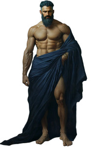 Blue-Haired Toga Man Vinyl Car Decal Sticker – Waterproof & UV-Resistant 8"