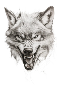 Neotraditional Wolf Art Vinyl Car Decal Sticker – Waterproof & UV-Resistant 8" Neotraditional Wolf Art Vinyl Car Decal Sticker – Waterproof & UV-Resistant 8"